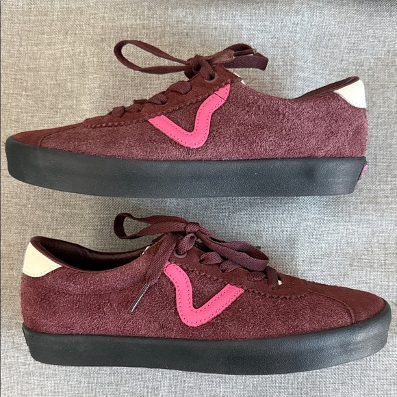 Vans Shoes - Vans sport, low Women's Maroon and Pink Sneakers NWT